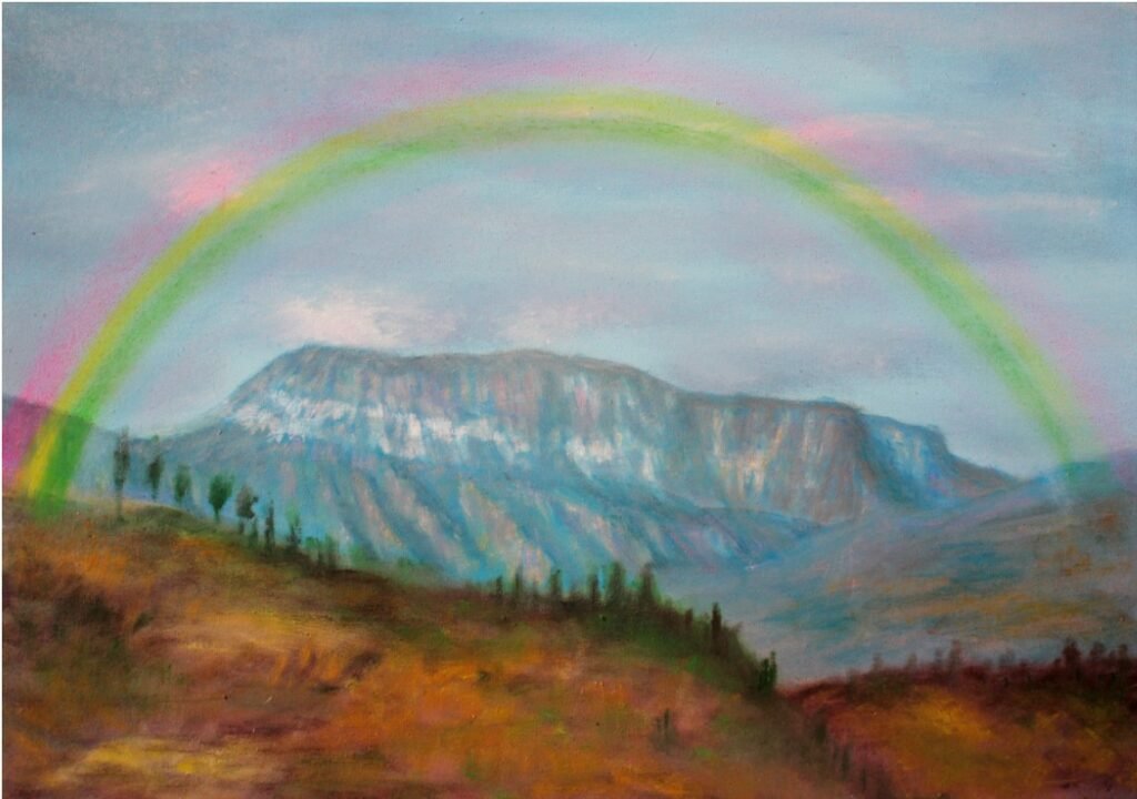 khomli and rainbow